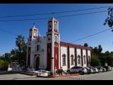[Cliquez pour agrandir : 109 Kio] Santiago - La mission Santiago de Los Coras : vue générale.