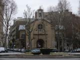 [Cliquez pour agrandir : 125 Kio] Paris - L'église ancienne Saint-Honoré-d'Eylau : la façade.