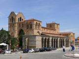 [Cliquez pour agrandir : 91 Kio] Ávila - La basilique Saint-Vincent : vue générale.