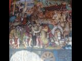 [Cliquez pour agrandir : 160 Kio] Mexico - Le palais national : fresque de Diego Riveira.