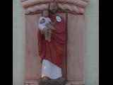 [Cliquez pour agrandir : 67 Kio] Sierra Vista - Saint-Andrew-Apostle's church: statue of Saint Joseph with Jesus Child.