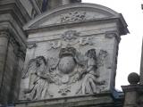 [Cliquez pour agrandir : 87 Kio] Rennes - La cathédrale Saint-Pierre : la façade : détail.