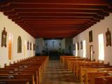 [Cliquez pour agrandir : 77 Kio] Tularosa - Saint Francis de Paula's church: the nave.