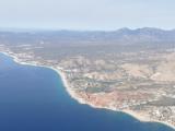 [Cliquez pour agrandir : 95 Kio] Los Cabos - La côte vue d'avion.