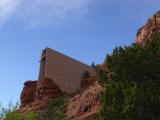 [Cliquez pour agrandir : 71 Kio] Sedona - The chapel of the Holy Cross: general view.