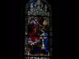 [Cliquez pour agrandir : 73 Kio] Phoenix - Saint-Mary's basilica: stained glass window representing the Annunciation.