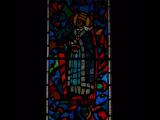 [Cliquez pour agrandir : 54 Kio] Tucson - Saint-Thomas-the-Apostle's church: stained glass window representing Saint Gregory.