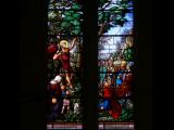 [Cliquez pour agrandir : 97 Kio] Le Plessis-Belleville - L'église Saint-Jean-Baptiste : vitrail de Saint Jean Baptiste.