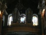 [Cliquez pour agrandir : 79 Kio] Rio de Janeiro - L'église Saint-François-de-Paule : la tribune et l'orgue.