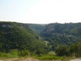 [Cliquez pour agrandir : 80 Kio] Rocamadour - La falaise et le sanctuaire.