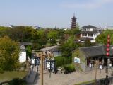 [Cliquez pour agrandir : 109 Kio] Suzhou - Panmen : vue générale depuis la porte Weng.