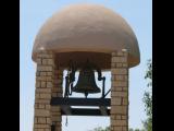[Cliquez pour agrandir : 66 Kio] Los Lunas - Saint Clement's church: the bell tower.