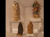 [Cliquez pour agrandir : 83 Kio] Delhi - Le musée national : statuettes chrétiennes.