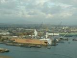 [Cliquez pour agrandir : 69 Kio] San Diego - Port seen from the Coronado Bridge.