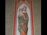 [Cliquez pour agrandir : 91 Kio] Sainte-Marie-de-Gosse - L'église Sainte-Marie : statue de la Vierge à l'Enfant.