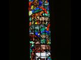 [Cliquez pour agrandir : 78 Kio] Rio de Janeiro - L'église Saint-Jude-Thaddée : vitrail représentant les animaux de la Création.