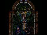 [Cliquez pour agrandir : 76 Kio] Rio de Janeiro - L'église Sainte-Marguerite-Marie : vitrail représentant les anges.
