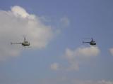 [Cliquez pour agrandir : 16 Kio] La Ferté-Alais - Hélicoptères de voltige.