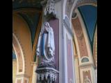 [Cliquez pour agrandir : 94 Kio] Nanteuil-le-Haudouin - L'église Saint-Pierre : statue de la Vierge.
