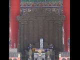 [Cliquez pour agrandir : 89 Kio] Pékin - Le temple du ciel : la salle de prière pour de bonnes récoltes.