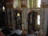 [Cliquez pour agrandir : 72 Kio] Prague - Église Saint-Nicolas à Mala Strana : vue de l'étage.