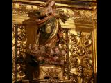 [Cliquez pour agrandir : 126 Kio] Rio de Janeiro - L'église São Francisco da Penitência : la chapelle de la Vierge : statue de la Vierge.