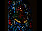 [Cliquez pour agrandir : 74 Kio] Tucson - Saint-Thomas-the-Apostle's church: stained glass window representing the Eucharist.