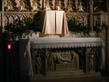 [Cliquez pour agrandir : 99 Kio] Lyon - La cathédrale Saint-Jean : l'autel du Saint Sacrement : détail.