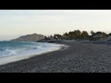 [Cliquez pour agrandir : 96 Kio] Cabo Pulmo - La plage au coucher du Soleil.