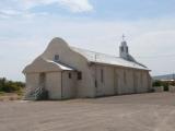 [Cliquez pour agrandir : 60 Kio] Zia Pueblo - The church of San Ysidro: general view.