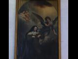 [Cliquez pour agrandir : 73 Kio] La Bastide-Clairence - L'église Notre-Dame-de-l'Assomption : tableau représentant sainte Thérèse d'Avilá.