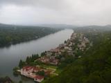 [Cliquez pour agrandir : 63 Kio] Austin - The Colorado River seen from Mount Bonnell.