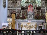 [Cliquez pour agrandir : 117 Kio] Rio de Janeiro - L'église Sainte-Rita : le chœur : détail.