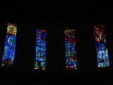 [Cliquez pour agrandir : 57 Kio] Rio de Janeiro - L'église Saints-Jude-et-Thaddée : vitrail représentant la Création.