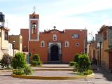 [Cliquez pour agrandir : 122 Kio] Mexico - Le quartier Xochimilco : la chapelle Saint-François.