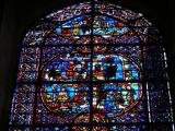 [Cliquez pour agrandir : 173 Kio] Auxerre - La cathédrale Saint-Étienne : vitrail : détail.
