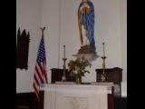 [Cliquez pour agrandir : 55 Kio] Austin - Virgin Mary's altar inside the cathedral.