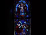 [Cliquez pour agrandir : 67 Kio] Colombey-les-deux-Églises - L'église Notre-Dame-en-son-Assomption : vitrail représentant la Passion.