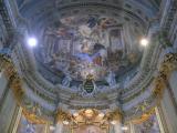 [Cliquez pour agrandir : 108 Kio] Rome - L'église Saint-Ignace : la voûte du chœur.
