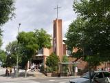 [Cliquez pour agrandir : 135 Kio] Madrid - L'église Sainte-Marie-Madeleine : l'extérieur.