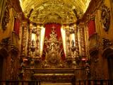 [Cliquez pour agrandir : 132 Kio] Rio de Janeiro - L'abbaye Saint-Benoît : la chapelle du Sacré-Cœur.
