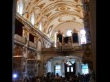 [Cliquez pour agrandir : 110 Kio] Rio de Janeiro - L'ancienne cathédrale Notre-Dame-du-Mont-Carmel : l'entrée et l'orgue.