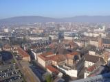 [Cliquez pour agrandir : 99 Kio] Belfort - La ville vue depuis la citadelle.