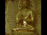 [Cliquez pour agrandir : 114 Kio] Famen - Le nouveau complexe : statue du Bouddha dans la salle de prière.