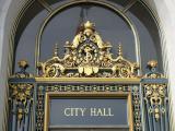 [Cliquez pour agrandir : 122 Kio] San Francisco - The city hall: the entrance.