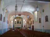 [Cliquez pour agrandir : 64 Kio] Albuquerque - The church of San Felipe de Neri: the nave.