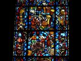 [Cliquez pour agrandir : 168 Kio] Reims - La cathédrale Notre-Dame : vitrail : détail.
