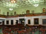 [Cliquez pour agrandir : 109 Kio] Austin - The Texas State Capitole: the Texas Senate.