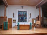 [Cliquez pour agrandir : 67 Kio] Peñasco - The church of San Antonio: the choir.