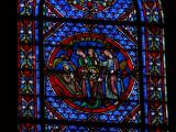 [Cliquez pour agrandir : 141 Kio] Saint-Omer - La cathédrale Notre-Dame : vitrail.